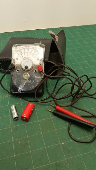 Triplett 310 - C In Great Shape Analog Multimeter - With Leather Pouch