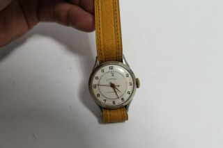 Antique Vintage Old Swiss Made Dator Wrist Watch.