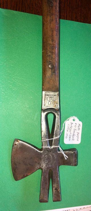 Antique Multipurpose Tool,  Antique Tomahawk Bridgeport No.  99 Tomahawk,