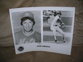 Mlb,  York Mets,  1980,  Team Issued Photo,  Jesse Orosco,