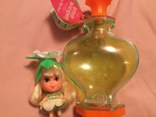 Vintage Liddle Kiddles Kologne Doll In Bottle W/tag