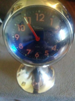 Vintage Desk/alarm Clock Marked " Tradition  West Germany " Mid - Century Modern
