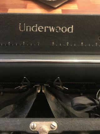 Antique 1920s Underwood Vintage Typewriter 3