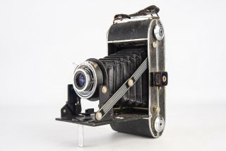 Antique Wirgin 6x9 Folding Medium Format Camera With Anastigmat 105mm F/6.  3 V17