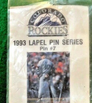 Colorado Rockies / Chicago Cubs 1993 Lapel Pin Series Coca - Cola Pin 7 3