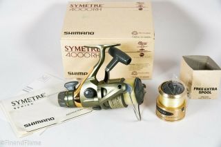 Vintage Shimano Symetre 4000 Rh Antique Spin Fishing Reel Jk5