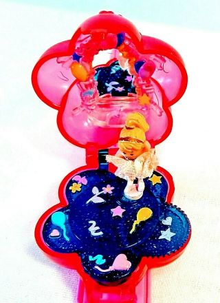 1996 Polly Pocket Carnival Queen Sparkle Surprise Wrist Locket No Figs.