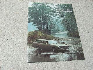 1976 Australian Ford Falcon 500 Sales Brochure.