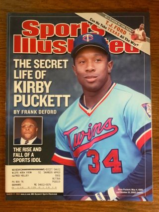 Sports Illustrated March 17 2003 Secret Life Of Kirby Puckett