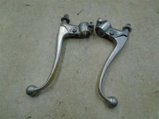 Yamaha 250 Ty Ty250 - A Trials Right Left Lever Perch Set 1974 Bl Yb251