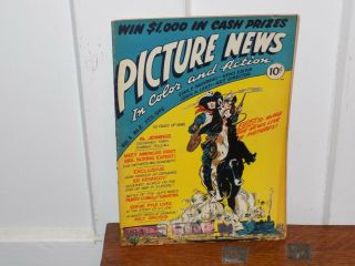 Vintage Picture News Comic Book Vol.  1 No.  2 1946