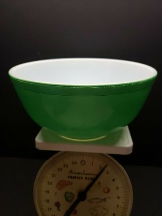 Vintage Pyrex Primary Green Nesting Mixing Bowl 403 Usa Medium 1950 
