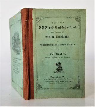1800s Antique German Abc Victorian Child School Book Imprint Sumneytown Pa