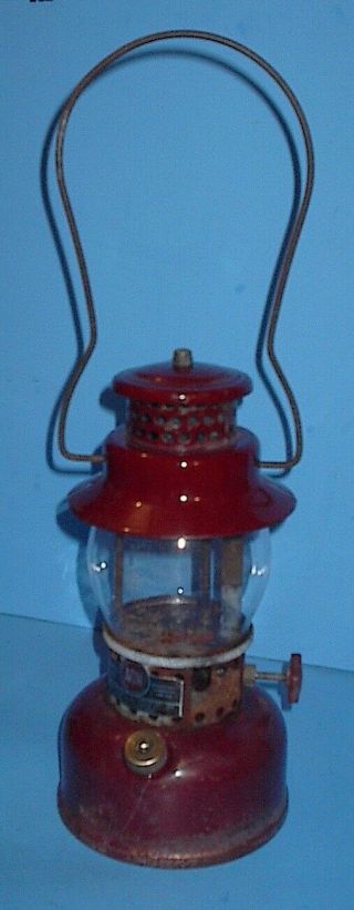Vintage Agm Camping Lantern Glass Globe Model 3016 American Gas Machine Co