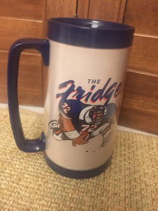 Vintage Chicago Bears The Fridge Insulated Coffee Tea Mug Beer Football Perry 72