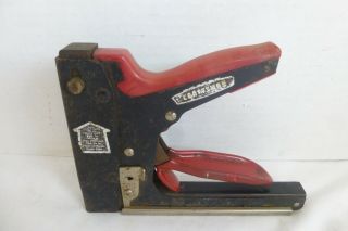 Vintage Craftsman 050 Stapler Heavy Duty All Metal Housing 1/4 " - 9/16 " Staples