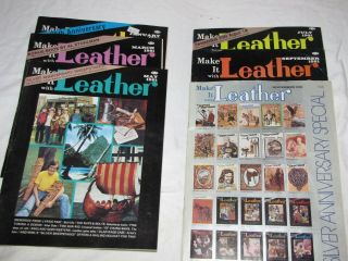 Vintage Make It With Leather Magazines 1982 25th.  Anniversary 6 Issues