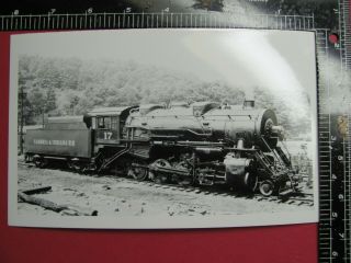 Photo Of Cambria & Indiana Railroad 2 - 8 - 0 Locomotive 17 Pennsylvania Rr History