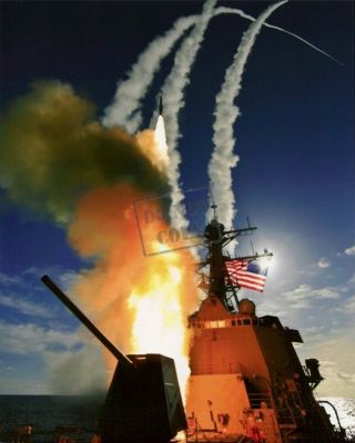 Us Navy Usn Guided - Missile Destroyer Uss Sterett (ddg 104) 8x12 Photograph Nw