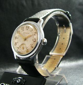 Uranium Vintage 1960 Soviet Post - Wwii Wristwatch Anti - Shock