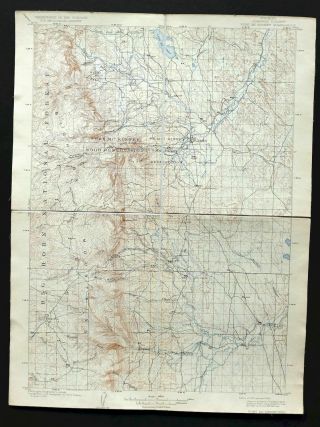 Fort Mckinney Wyoming Vintage Usgs Topo Map 1903 Buffalo 30 - Minute Topographic