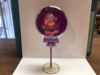 Vintage 1968 Mattel Liddle Kiddle Doll Lollipop - Grape And Lollipop Case Stand