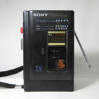 Sony Radio Cassette Corder Wa - 2000 180320b Vintage Not