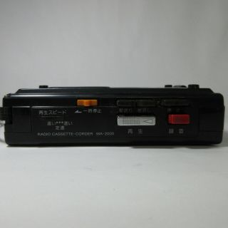 SONY RADIO CASSETTE CORDER WA - 2000 180320B Vintage NOT 3