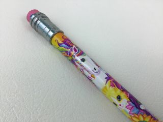 Vintage 90s Lisa Frank Giant 12 " Pencil With Majesty Playtime And Sunflower Cats