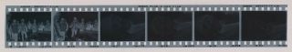 (strip Of 6) 1970 Photo Negatives Blue Flame Rocket Car Speed Record