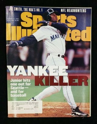 Sports Illustrated October 16,  1995 Ken Griffey Jr.  Yankee Killer