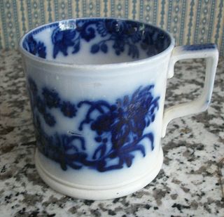 Antique Flow Blue Shaving Mug