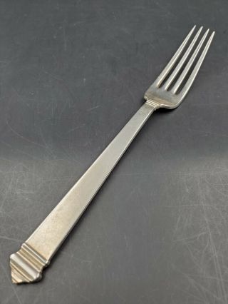 1 Antique Tiffany & Co.  Hampton Sterling Silver Large Solid Luncheon Fork 7 "