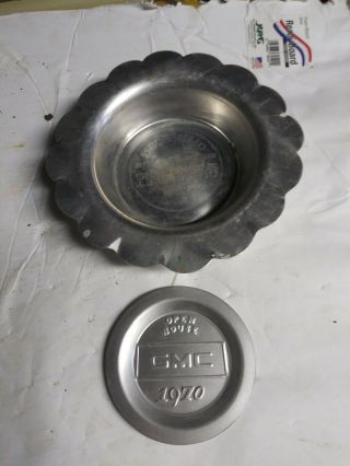 1971 Chevrolet Engineering And Gmc 1970 Open House Ash Tray And Coaster