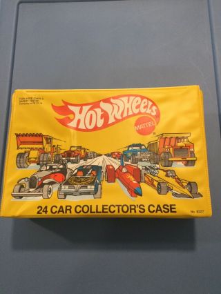 Hot Wheels.  Vintage 1983 Mattel Hot Wheels 24 Car Collector’s Case.