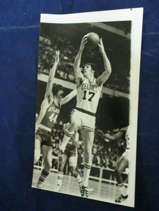 Vintage Nba Boston Celtics John Havlicek Foward Glossy Press Photo