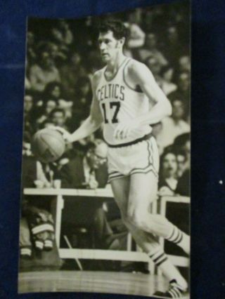 Vintage Nba Boston Celtics John Havlicek 17 Glossy Press Photo
