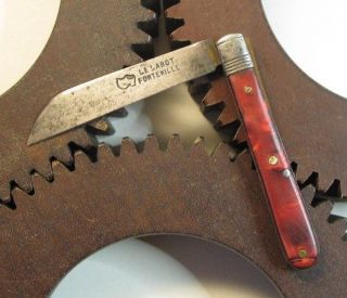 Couteau De Poche Canif Ancien Le Sabot Fontenille French Antique Pocket Knife