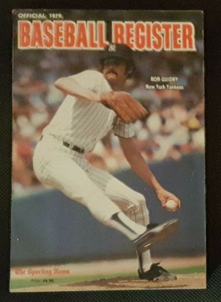 1979 Baseball Register - Sporting News - Ron Guidry / York Yankees