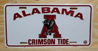 Alabama " Crimson Tide " Booster License Plate (graphic,  Scenic)
