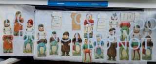 Antique Nabisco York Biscuit Co Palmer Cox Brownies Paper Dolls Ad Promo