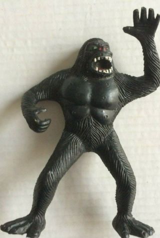 Vintage Gorilla King Kong Ape Monster 1976 Imperial Hong Kong Solid Rubber 7 "