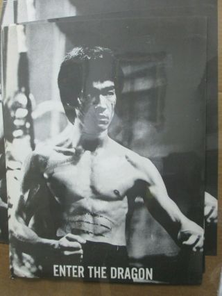 Bruce Lee In Enter The Dragon Vintage Poster 1970 