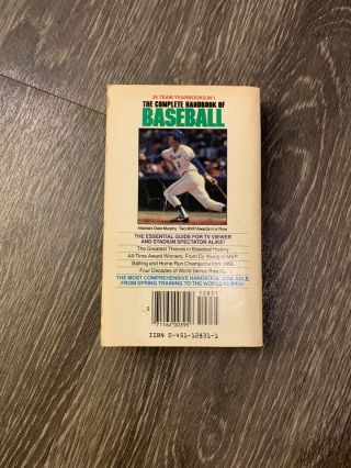 1984 The Complete Handbook of Baseball with 