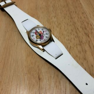 Vintage Josie & The Pussy Cats Lady Gold Tone Hand - Winding Mechanical Watch Hour 3
