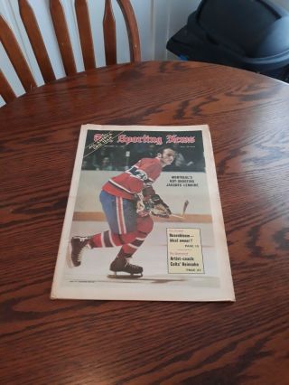 December 23,  1972 - The Sporting News - Jacques Lemaire Of The Montreal Canadiens