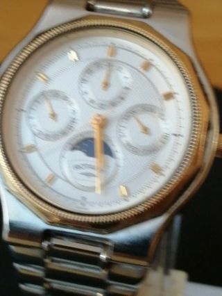 Stunning Rotary Vintage Moonphase Gents Watch 3