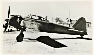 Most Rare Photograph Of A Captured Japanese Zeke Fighter