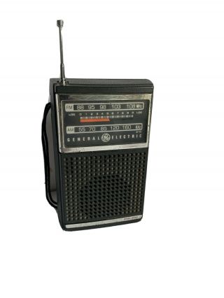Vintage General Electric Am/fm Pocket Radio 7 - 2500c