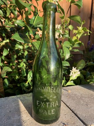 Antique Beer Bottle John Wieland 